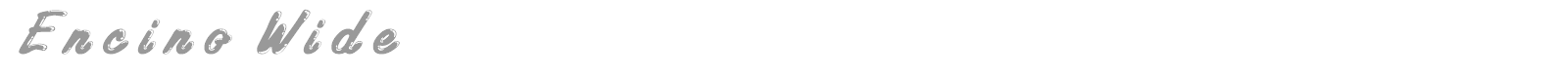 Encino Wide font preview